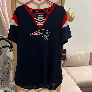 New Authentic Women’s NFL Fanatics Patriots Top Size 2XL